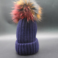 2016 High Quality Hats With Fur Pompon Ball Caps For Russia Spring Winter Beanies Women Knitting Wool Hats Female Cap Skullies