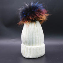 2016 High Quality Hats With Fur Pompon Ball Caps For Russia Spring Winter Beanies Women Knitting Wool Hats Female Cap Skullies