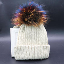 2016 High Quality Hats With Fur Pompon Ball Caps For Russia Spring Winter Beanies Women Knitting Wool Hats Female Cap Skullies