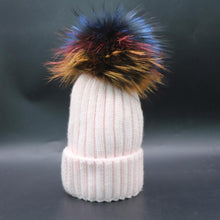 2016 High Quality Hats With Fur Pompon Ball Caps For Russia Spring Winter Beanies Women Knitting Wool Hats Female Cap Skullies