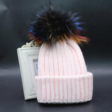 2016 High Quality Hats With Fur Pompon Ball Caps For Russia Spring Winter Beanies Women Knitting Wool Hats Female Cap Skullies