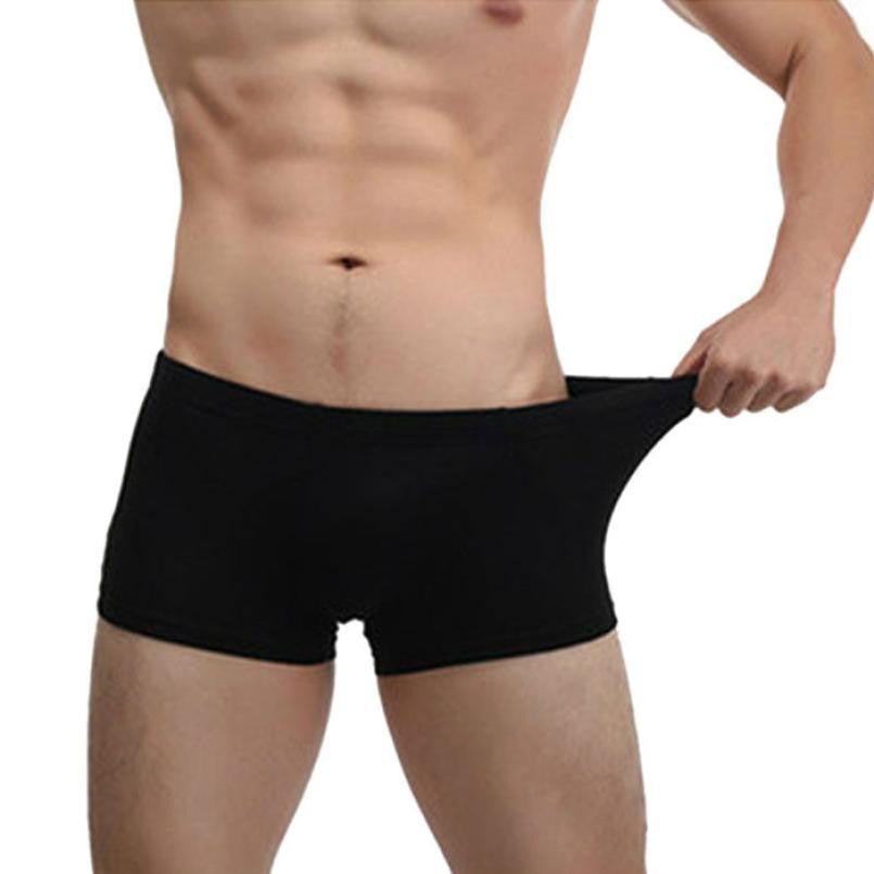 Mens Sexy Cotton Shorts Soft Underwear Bulge Pouch Underpants