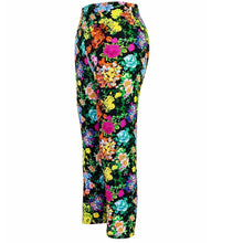 2016 High Waist Fitness Multicolor Flower Pattern Pants Stretch Cropped Leggings Pantaloni #3546