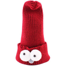 2016 Hot Kids Beanies Knitting Wool Lovely Big Cute Eyes Soft Hat For Boys Girls Winter Keep Warm Skullies Bonnet Enfant