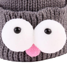 2016 Hot Kids Beanies Knitting Wool Lovely Big Cute Eyes Soft Hat For Boys Girls Winter Keep Warm Skullies Bonnet Enfant