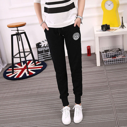 2016 Hot! New Women Pants Loose Female Pencil Pants S-XXL Plus Large Size Ankle Length Mid Elastic Trousers 9657