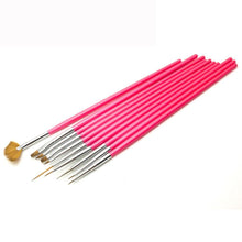 2016 Hot Sale 10pcs Therapy Pen Brush Pen Row Phototherapy Manicure Brushes Painting Pen Nylon Brush Material Anne