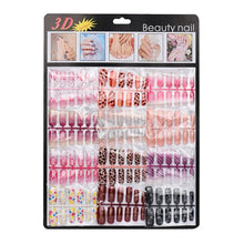 2016 Hot Sale 144pcs Mixed Set False Nail Tips Artificial Fake Nails Art Acrylic Manicure Gel 100% brand new Nails Art Anne