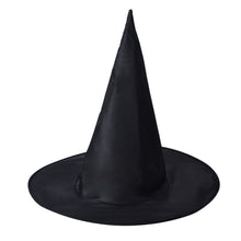 2016 Hot Sale 1Pcs Adult Womens Black Witch Hat For Halloween Hats Costume Accessories Women Men