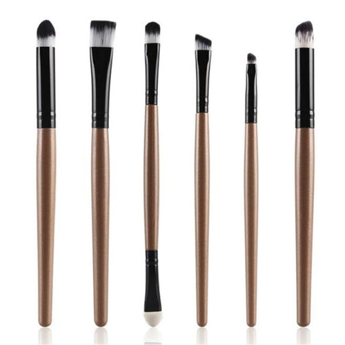 2016 Hot Sale 6PCS Cosmetic Makeup Brush Lip Makeup Brush Eyeshadow Brush 100% Brand new and high quality Makeup Brush Anne