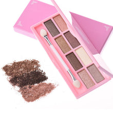 2016 Hot Sale By Nanda 8 Colors Pro Eyeshadow Shimmer Mate Palette Cosmetic Brush Mirror Makeup Set  Yo SY