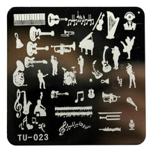 2016 Hot Sale DIY Nail Art Image Stamp Stamping Plates Manicure Template TU-023 unha placa de imagem  Yo SY
