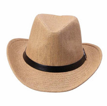2016 Hot Sale Gentlemen Summer Hats Fashion Casual Adult Men Straw Hat Cowboy Caps for Travel High Quality#3546