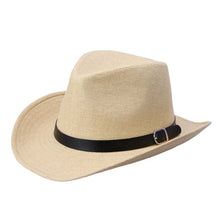 2016 Hot Sale Gentlemen Summer Hats Fashion Casual Adult Men Straw Hat Cowboy Caps for Travel High Quality#3546