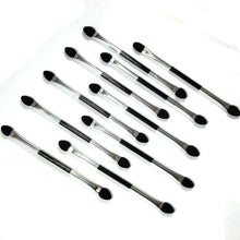 2016 Hot Sale High quality 10Pcs Makeup Double-end Eye Shadow Eyeliner Brush Sponge Applicator Tool natural color Anne