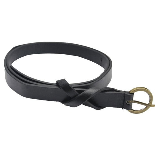 2016 Hot Sale Men Women's Belt Vintage Cross Belt Accessories 8 Shaped Casual Thin Leisure Belt Artificial leather Strap #YAEL