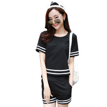 2016 Hot Sale New Arrival Women O-Neck Shirt Shorts Elastic Set 2 Pieces Suit Plus Size S-XL Woman Cotton Linen Sets 70770