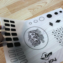 2016 Hot Sale Silicone Workspace Stamping Plate Washable Mat Table Transfer Tools For Nail Art pochoir ongles SY