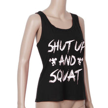 2016 Hot Sale Under Base Fittness Wear Womens Sleeveless Tank Tops Letter Print Black Pink Red Workout Quick Dry Cami Vest Women