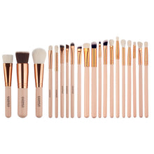 2016 Hot Sale Women 18.5*12*2 cm 20PCS Make Up Foundation Eyebrow Eyeliner Blush Cosmetic Concealer Brushes Easy to use Anne
