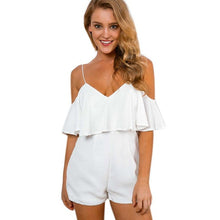 2016 Hot Sale Women Clubwear Playsuit Black White Off Shoulder Bodycon Party Jumpsuit Romper jumpsuit summer monos de mujer