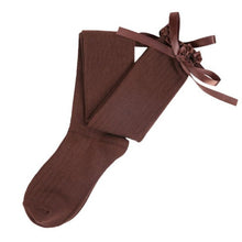 2016 Hot Sale Women's Cotton Elastic Leggings Winter Autumn Over Knee Bow Solid Fashion Thigh High Long Stockings 1128#