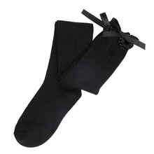 2016 Hot Sale Women's Cotton Elastic Leggings Winter Autumn Over Knee Bow Solid Fashion Thigh High Long Stockings 1128#