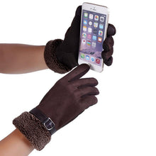 2016 Hot Selling Mens Gloves Faux suede Cool Warm Men's Screen Motorcycle Gloves Male Guantes Invierno Hombre