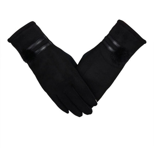 2016 Hot Selling Screen Gloves Female Cotton Warm Elegant Ladies Spirng Winter Cycling Womens Gloves Gants Femme