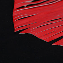 2016 Hot Selling T Shirt Women Heart Tassel Black Short Sleeve T-shirt Tops Women Clothes Camisetas Mujer Tee Shirt Femme