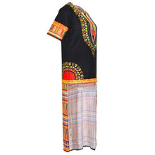 2016 Hot Selling Women Short Sleeve Irregular African Print Dashiki Casual Print Africa Traditional Women Tops Clothing