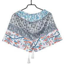 2016 Hot Sellling Women Shorts Comfortable Casual Fashion Print Drawstring High Waist Shorts For Women Girls Feminino