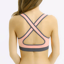 2016 Hot!!! Women Fitness Crop Tops Nylon Solid Padded Bra Top Vest workouts Stretch Crop Tops For Summer Cropped Feminino