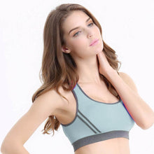2016 Hot!!! Women Fitness Crop Tops Nylon Solid Padded Bra Top Vest workouts Stretch Crop Tops For Summer Cropped Feminino