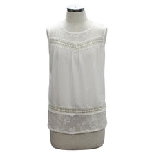 2016 Hot selling Casual Women Summer Lace Splice Vest Top Sleeveless top crop