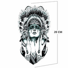 2016 Indian Warriors Temporary Tattoo Body Art Flash Tattoo Stickers Waterproof Tatto Henna Tatoo