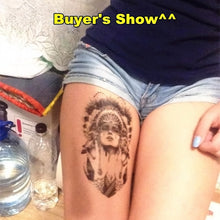 2016 Indian Warriors Temporary Tattoo Body Art Flash Tattoo Stickers Waterproof Tatto Henna Tatoo