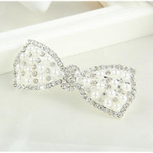 2016 Korean Fashion Women Pearl Crystal Hairgrips Bow Butterfly Knot Hair Accessories For Women Ladies LY
