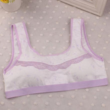 2016 Lovely Padded Bra Girls Underwear Lace Fitness Children Bra Vest Underclothes For Teenagers Bras Sujetadores Mujer