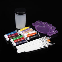 2016 Make your nails gorgeous Acrylic Nail Art Tips Paste Brush Glitter Clipper File Tools Set Kit Anne