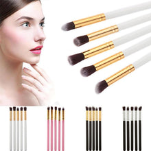 2016 Most Popular 5PCS Cosmetic Set Eyeshadow Foundation Wood Pro MakeUp Brush Tools Anne