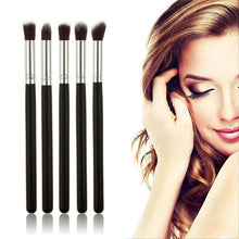 2016 Most Popular 5PCS Cosmetic Set Eyeshadow Foundation Wood Pro MakeUp Brush Tools Anne