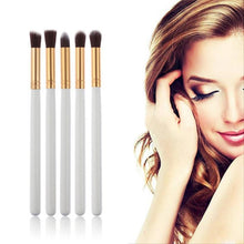 2016 Most Popular 5PCS Cosmetic Set Eyeshadow Foundation Wood Pro MakeUp Brush Tools Anne