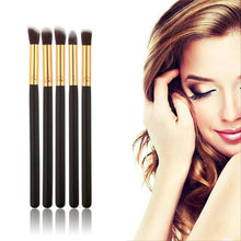 2016 Most Popular 5PCS Cosmetic Set Eyeshadow Foundation Wood Pro MakeUp Brush Tools Anne