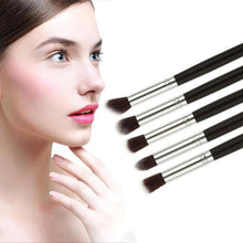 2016 Most Popular 5PCS Cosmetic Set Eyeshadow Foundation Wood Pro MakeUp Brush Tools Anne