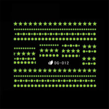 2016 NEW Fashion 1PC Fashion Luminous 3D Nail Art Stickers Decals Decoration Beautiful Design anne