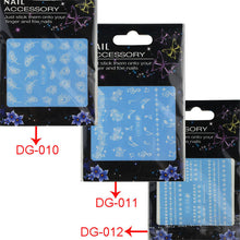 2016 NEW Fashion 1PC Fashion Luminous 3D Nail Art Stickers Decals Decoration Beautiful Design anne