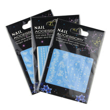 2016 NEW Fashion 1PC Fashion Luminous 3D Nail Art Stickers Decals Decoration Beautiful Design anne