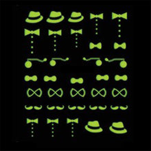 2016 NEW Fashion 1PC New Fashion Luminous 3D Nail Art Stickers Decals Decoration Lovely Design anne