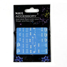 2016 NEW Fashion 1PC New Fashion Luminous 3D Nail Art Stickers Decals Decoration Lovely Design anne